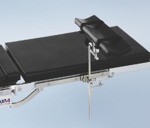 Adjustable Arm Support 400 mm long with stabilized ball-and-socket joint, with radial setting clamp 